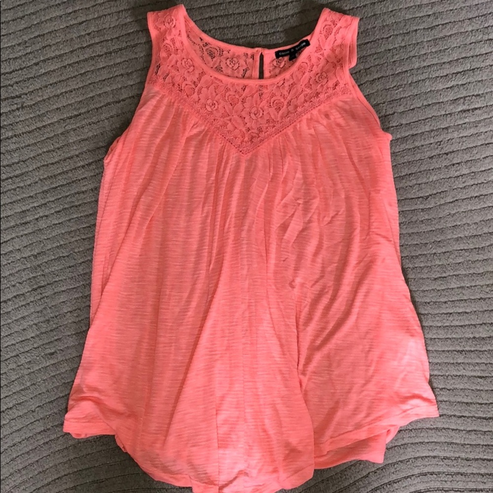 Cable & Gauge Flowy Tank Top